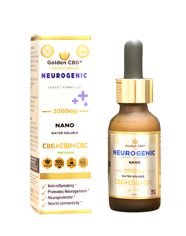 NEUROGENIC - Golden Nano CBD/CBG/CBC 2,000mg - TARGET FORMULA