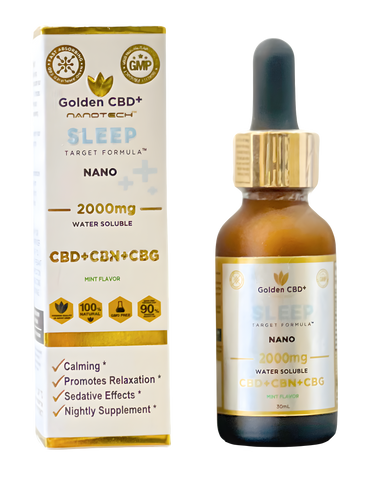 SLEEP - Golden Nano CBD/CBG/CBN 2,000mg - TARGET FORMULA